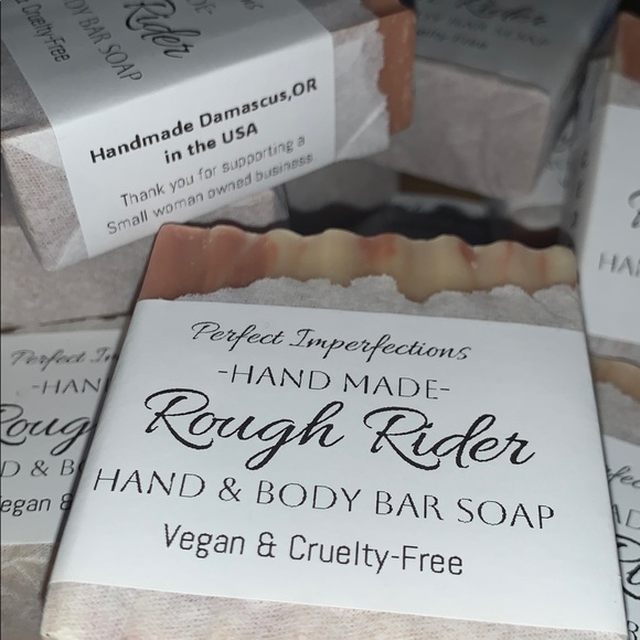 Rough Rider Genuine Leather Hand Body and Bar Soap Handmade - Picture 9 of 17